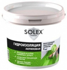 Гидроизоляция  акриловая 1кг SOLEX