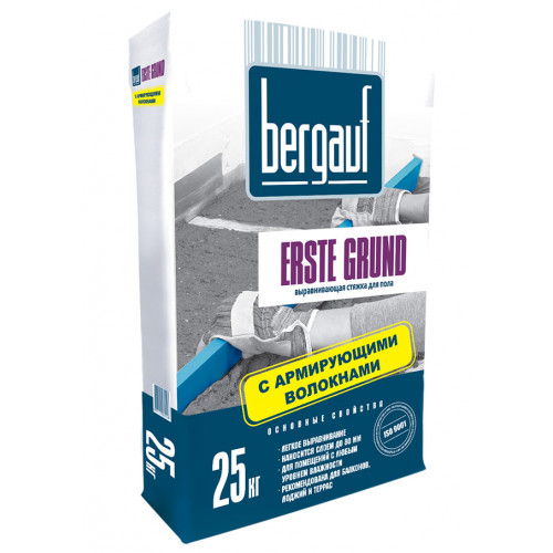 Выравнивающая стяжка Erste Grund 25кг Bergauf