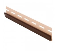 Финишная планка коричневая 3,05мм Ю-пласт