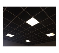 Плита потолочная ГИПСОКОЛОР Универсал черный 600*600*8 (RAL9005)(11)