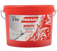 Декор.покр.с эф.мелк.шубы PARAD DECO Breve S70 белый 15кг