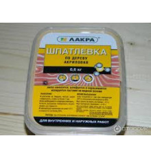 Шпаклевка по дереву Белый 0,6 Лакра (15)