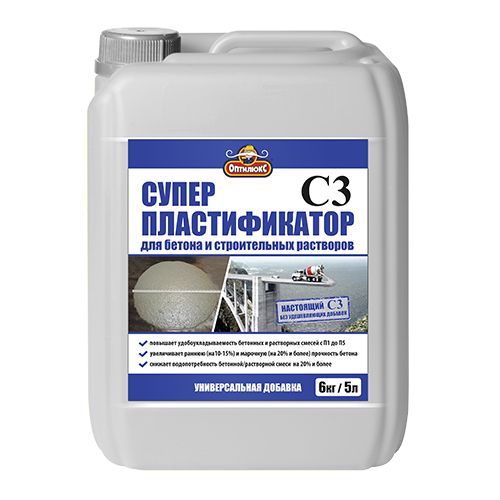 Суперпластификатор для бетона 6 кг Оптилюкс
