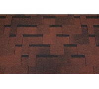 Черепица Roofsields Модерн Эко лайт фемели красаная 3м.кв