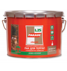 Лак для терасс 0,75л L25 глянцеый PARADE