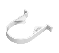 Хомут трубы белый Verat