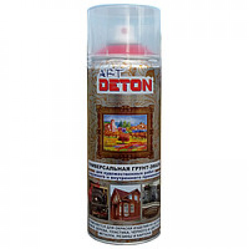 Краска аэрозольная хром DETON