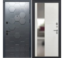 Дверь мет Luxor 2МДФ 3D 860мм Правая