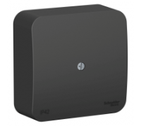 Коробка распределительная 1ОП IP42 антрацит Бланка