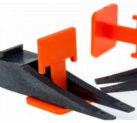 Система Выравнивания плитки 1,5мм Мастерок ПРО СВП зажим 100шт