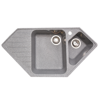 Мойка кухонная GranAlliance G-60 темно-серый