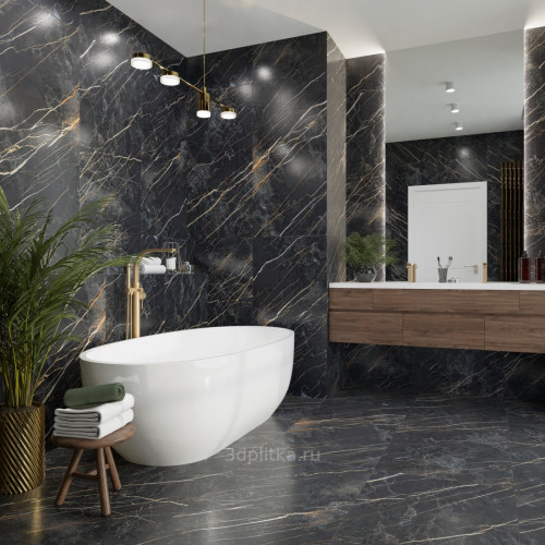 Керамогранит GOLDEN BLACK grit granula 60*120  (1,44м2*48,96) GG203