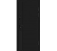 Дверь мет Optim Z-2 9см Нео Белый/Муар черный 