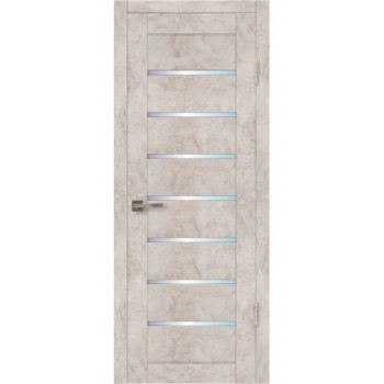 Купить двери недорого межкомнатные и входные по низким ценам в Сарапуле Ижевск Фейерверк красокДверь Ситилайн 017 Бетон серый стекло сатин ПВХ