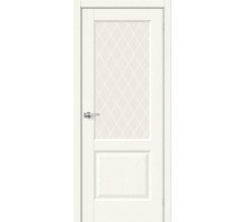 Дверь ЭКО Неоклассик-33 White Wood / White Сrystal