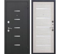 Дверь мет 7.5см Гарда муар Лиственница беж Царга 960мм Левая