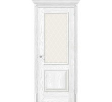Дверь ЭКО  Классико-13 Virgin / White Сrystal