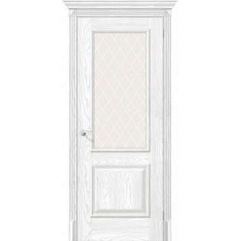 Купить двери недорого межкомнатные и входные по низким ценам в Сарапуле Ижевск Фейерверк красокДверь ЭКО  Классико-13 Virgin / White Сrystal