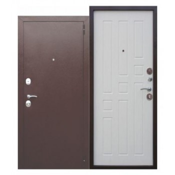 Купить двери недорого межкомнатные и входные по низким ценам в Сарапуле Ижевск Фейерверк красокДверь мет Гарда 8мм Белый ясень 860мм Левая