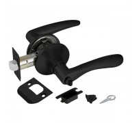 Ручка защелка 6010 BL-B (фик) черный