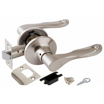 Сарапул Ижевск Ручка защелка 6030 SN-P (без фик) мат. никель напольные покрытия купить цена пороги ламинат линолеум виниловая плитка недорого каталог в наличии сайт ассортимент размеры