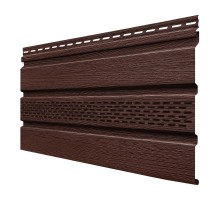 Софит Орех частично перфорированный Фактур 3м*0,305 ТН