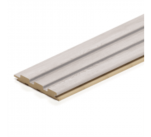 Реечная панель МДФ Stella Beats Light Ясень Айвори 2700*119*16