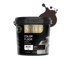 Краска для пола SOLEX Венге RAL 8017 COLOR FLOOR 1кг Ижсинтез
