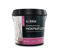 Дек-ое покрытие с эф перламутрового шелка 3кг Лакра Декор Мокрый шелк