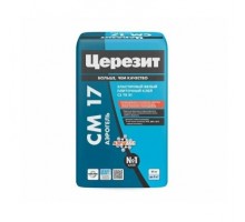 Церезит СМ 17 аэрогель д/плитки, мрамора, мозайки эластичный 25кг
