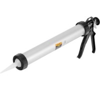 Пистолет для герметика 750мл закрытый алюм. корпус 8мм Спарта