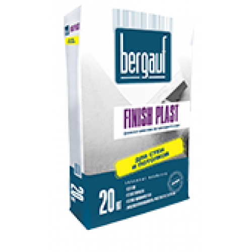 Шпаклевка полимер финиш.Finish Plast 20кг Bergauf