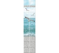 Панель 8мм 0105/2 Блики голубые 2.7*0,25м Starline+