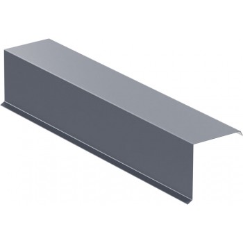 Сарапул Ижевск Планка торцевая для ГЧ серая (7024)  2,5м 80*80 напольные покрытия купить цена пороги ламинат линолеум виниловая плитка недорого каталог в наличии сайт ассортимент размеры