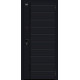 Дверь мет Bravo R-2 Борн 117/М22 Wenge Ver BL/Букле черное