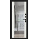 Дверь мет Bravo N-3 Матрикс-3 Total Black/Off-white