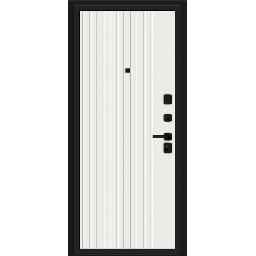 Дверь мет Bravo R-3 Граффити-32/32 Total Black/Super White