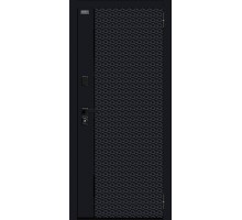 Дверь мет Bravo N-3 Матрикс-3 Total Black/Off-white 