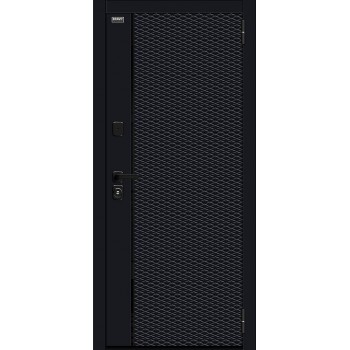 Купить двери недорого межкомнатные и входные по низким ценам в Сарапуле Ижевск Фейерверк красокДверь мет Bravo N-3 Матрикс-3 Total Black/Off-white  