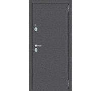 Дверь мет Optim Тайга-9 Вертикаль Серый/антик серебрянный