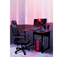 Стол Компьютерный игровой ЛАЙТ LAKSI черный/красный