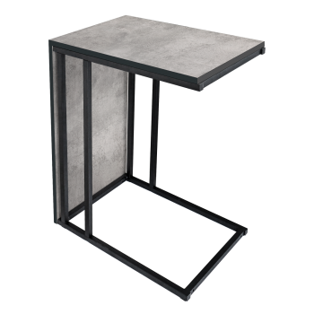 Сарапул Ижевск Столик придиванный LAKSI РОНДО черный матовый/креатель   напольные покрытия купить цена пороги ламинат линолеум виниловая плитка недорого каталог в наличии сайт ассортимент размеры