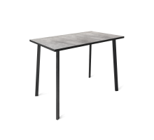 Стол обеденный МОДЕРН LAKSI черный/дуб ирландский