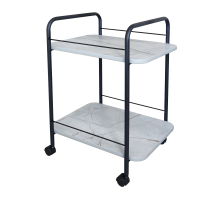 Столик сервировочный LAKSI черный/каспий