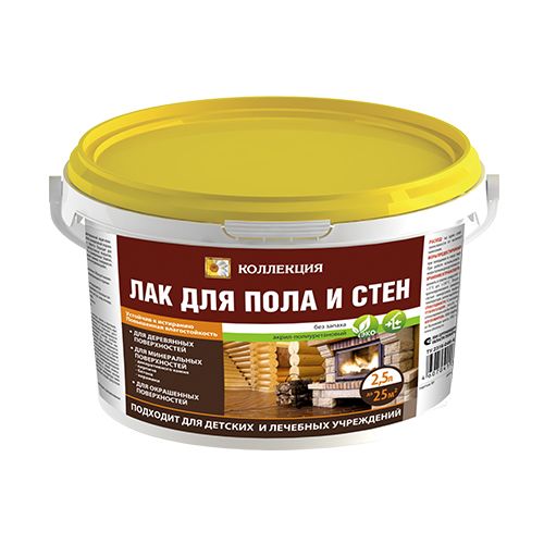 Лак Коллекция для пола и стен  акрил, глянец 2,5л