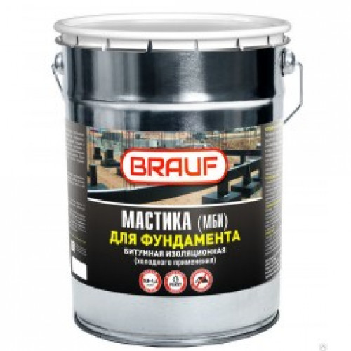 Мастика бит-изол для фундамента Brauf 5кг