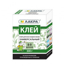 Клей Лакра для всех видов обоев 200гр (12)