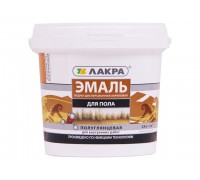 Эмаль акриловая для пола Золотисто-коричн. 0,9кг Лакра