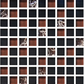 Сарапул Ижевск Мозаика черная, коричневая 15мм*15мм напольные покрытия купить цена пороги ламинат линолеум виниловая плитка недорого каталог в наличии сайт ассортимент размеры