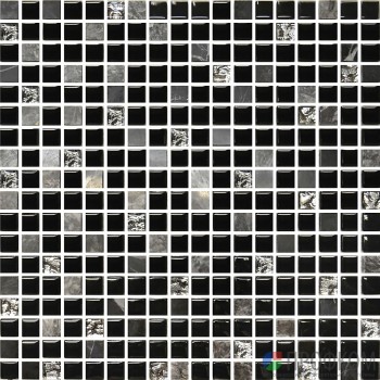 Сарапул Ижевск Мозаика черная, серая, платина 15мм*15мм напольные покрытия купить цена пороги ламинат линолеум виниловая плитка недорого каталог в наличии сайт ассортимент размеры